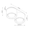 Plafon MODO 2 taupe Gx53